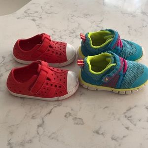 Lot of Toddler Girl shoes, size 6.